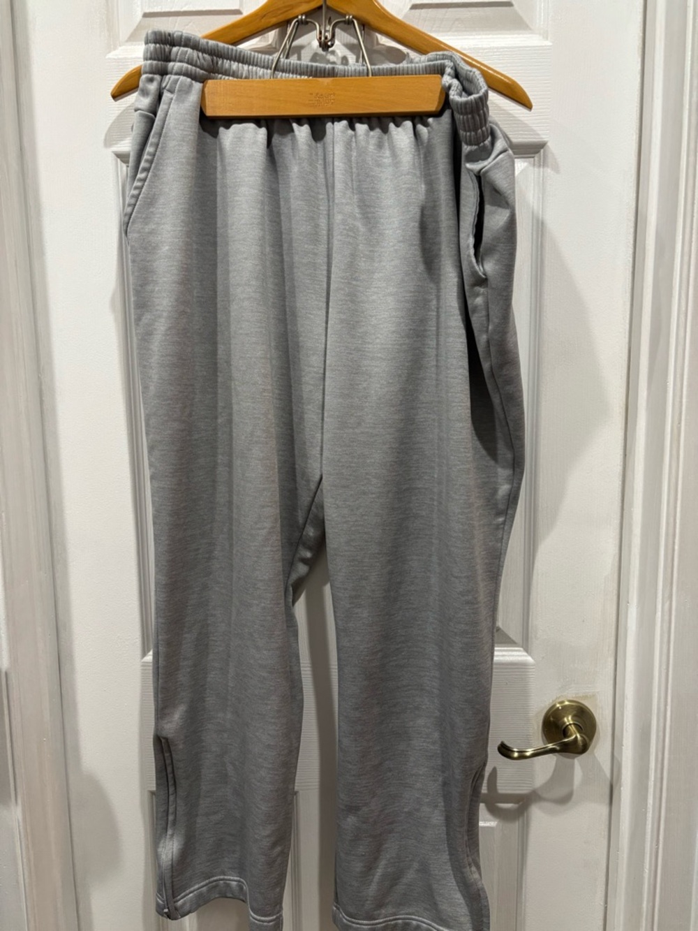 adidas Light Beige Fleece Sweatpants